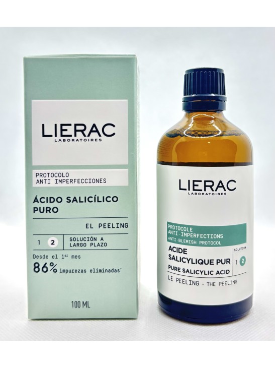 LIERAC PEELING ACIDO SALICILICO PURO 100ML