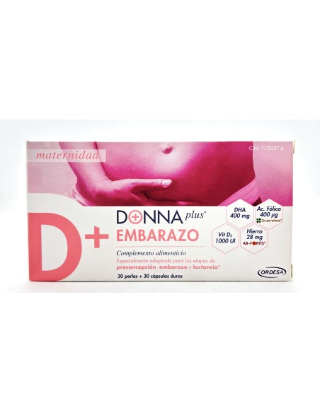 DONNAPLUS EMBARAZO 30 PERLAS + 30 CAPSULAS DURAS