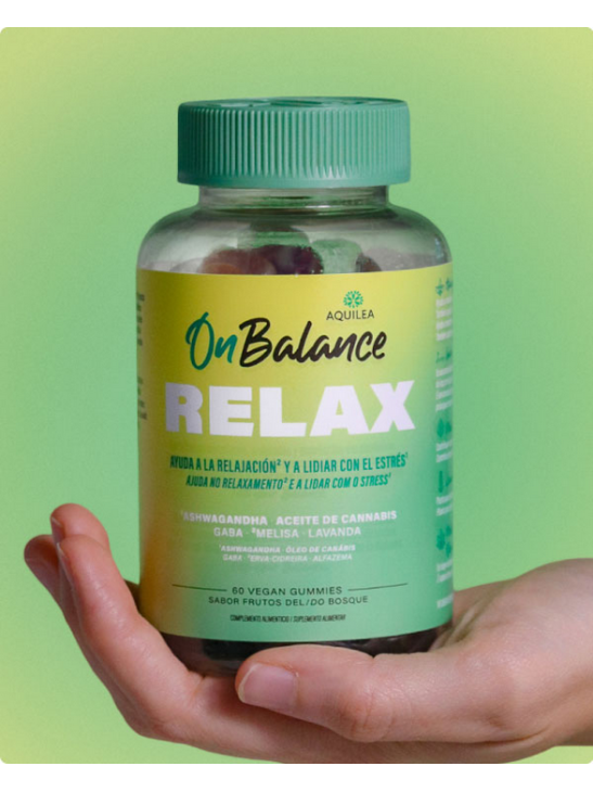 AQUILEA ON BALANCE RELAX 60 GUMMIES SABOR FRUTOS DEL BOSQUE