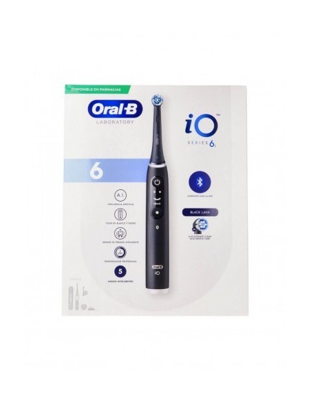 CEPILLO DENTAL ELECTRICO ORAL-B LIMPIEZA PROFESIONAL IO 6 1 UNIDAD COLOR NEGRO