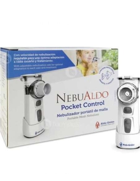 NEBULIZADOR PORTATIL DE MALLA NEBUALDO POCKET CONTROL 1 UNIDAD