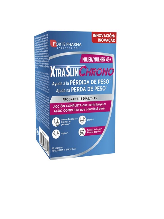 XTRASLIM CHRONO MUJER 45+  60 CAPSULAS
