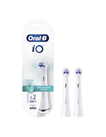 CEPILLO DENTAL ELECTRICO RECAMBIO ORAL-B REC IO SPECIALISED CLEAN 2 CABEZALES