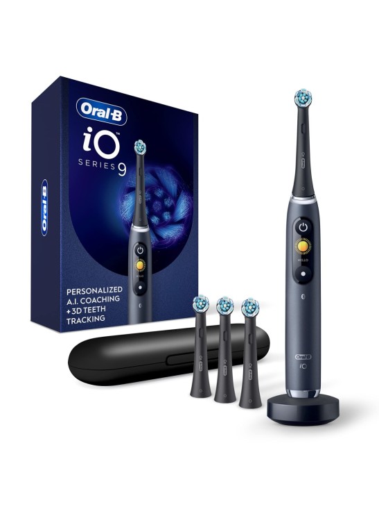 CEPILLO DENTAL ELECTRICO RECAMBIO ORAL-B REC IO GENTLE CARE 2 CABEZALES COLOR NEGRO