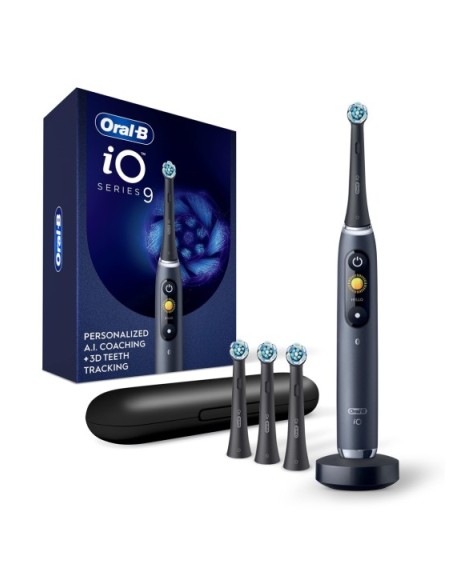 CEPILLO DENTAL ELECTRICO RECAMBIO ORAL-B REC IO GENTLE CARE 2 CABEZALES COLOR NEGRO