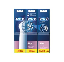 CEPILLO DENTAL ELECTRICO RECAMBIO ORAL-B SENSITIVE CLEAN 6 CABEZALES