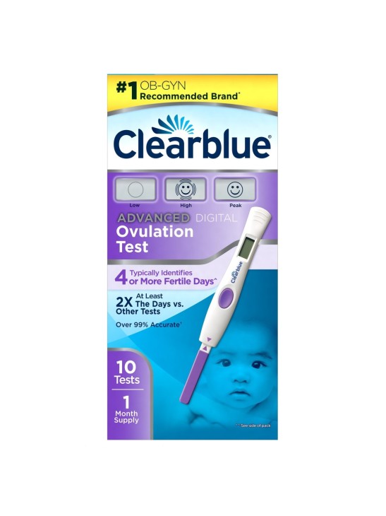 TEST DE OVULACION DIGITAL CLEARBLUE 10 UNIDADES