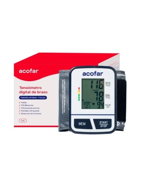 TENSIOMETRO DIGITAL DE BRAZO ACOFAR 1 UNIDAD