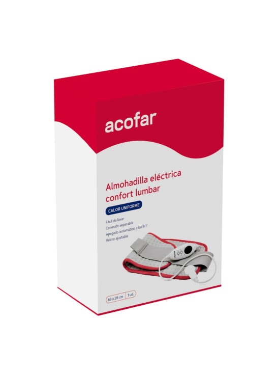 ALMOHADILLA ELECTRICA ACOFAR CONFORT 1 UNIDAD LUMBAR