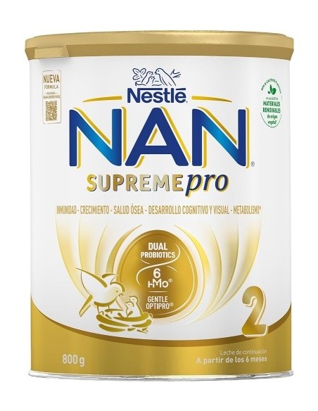 NAN SUPREME PRO 2  1 LATA 800 G PROMOCION