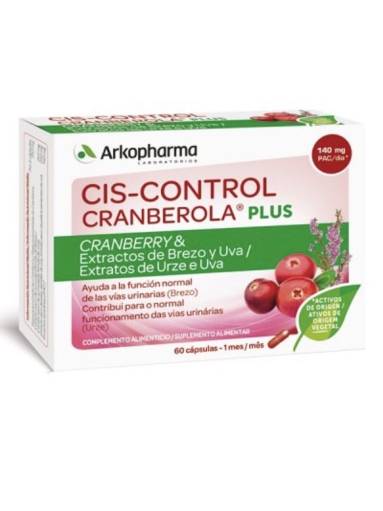 CISCONTROL CRANBEROLA  60 CAPSULAS