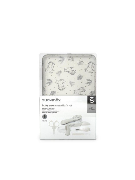 BABY CARE ESSENTIALS SET MANICURA  SET 6 PIEZAS COLOR GRIS