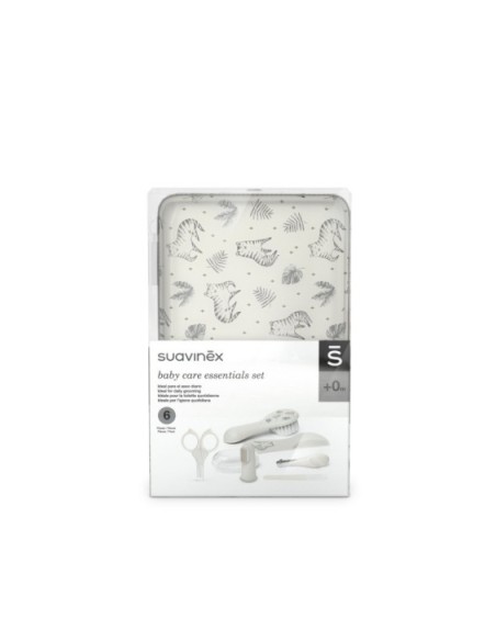 BABY CARE ESSENTIALS SET MANICURA  SET 6 PIEZAS COLOR GRIS