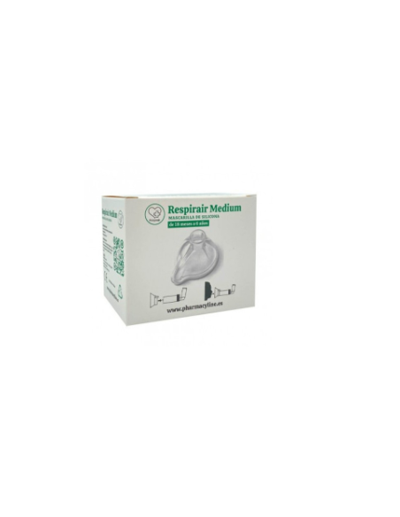 RESPIRAIR MASCARILLA DE SILICONA  1 UNIDAD MEDIUM