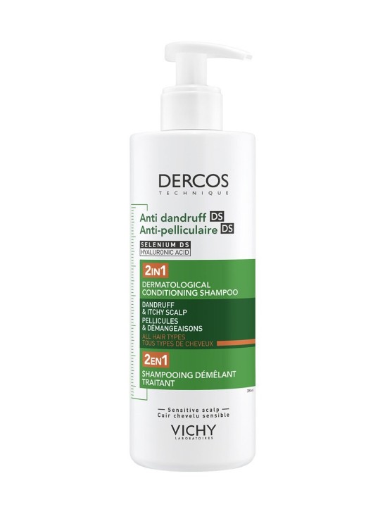 DERCOS TECHNIQUE ANTICASPA CHAMPU + ACONDICIONADOR 390 ML