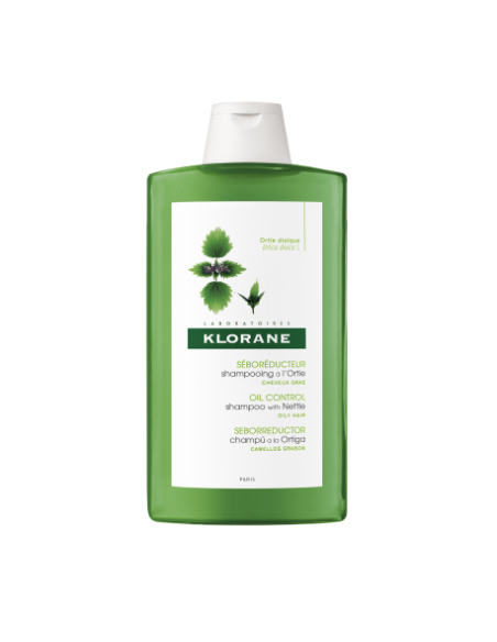 KLORANE CHAMPU A LA ORTIGA BIO  1 ENVASE 400 ML