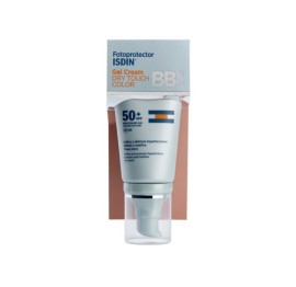 FOTOPROTECTOR ISDIN SPF 50+ DRY TOUCH BB CREAM  GEL CREMA 1 ENVASE 50 ML COLOR