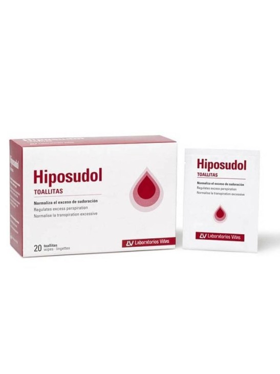 HIPOSUDOL TOALLITAS  20 TOALLITAS 3 ML