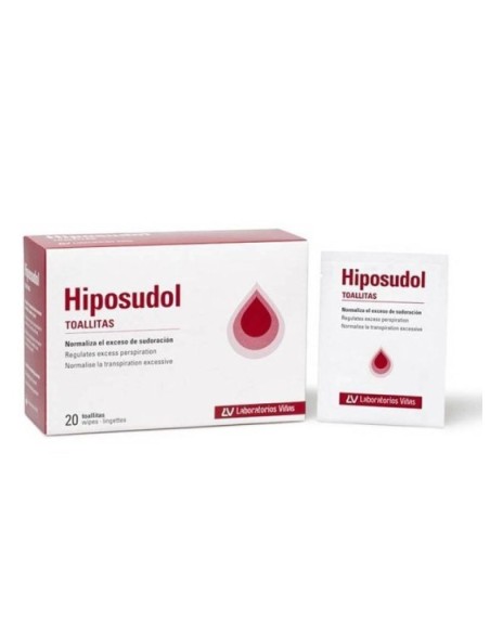 HIPOSUDOL TOALLITAS  20 TOALLITAS 3 ML