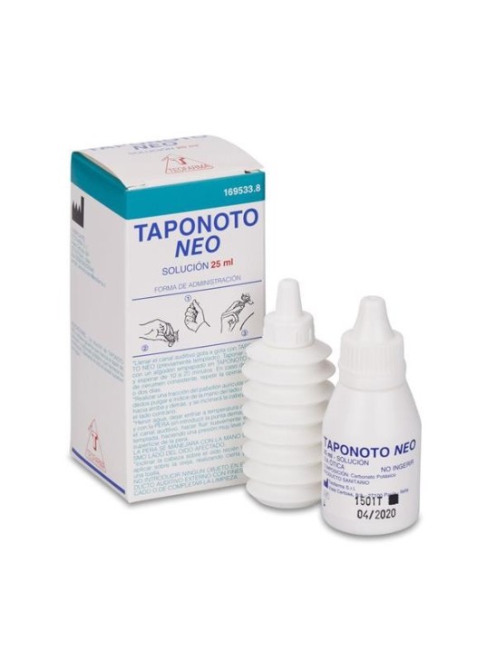 TAPONOTO NEO SOLUCION LIMPIEZA OIDOS  1 VIAL GOTERO 25 ML Y PERA