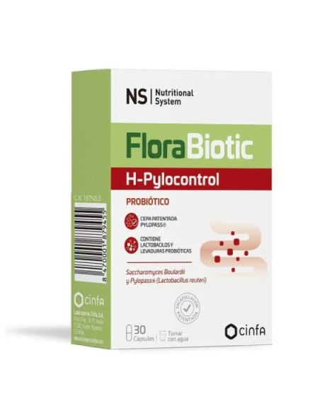 NS FLORABIOTIC H-PYLOCONTROL  28 CAPSULAS