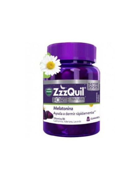ZZZQUIL NATURA FORTE  30 GUMMIES SABOR FRUTOS DEL BOSQUE