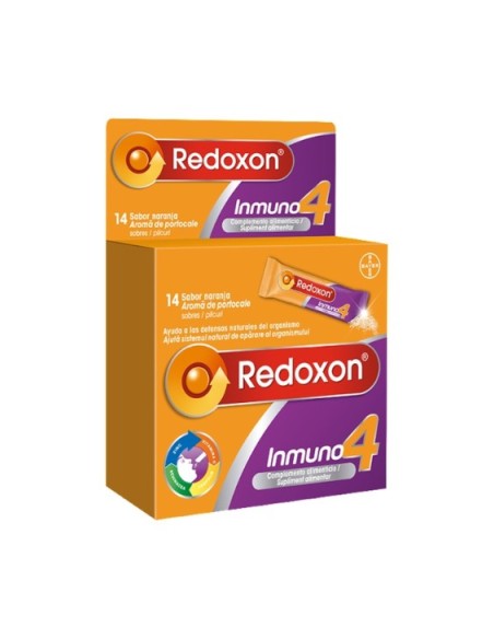 REDOXON INMUNO 4  14 SOBRES 1,7 G SABOR NARANJA