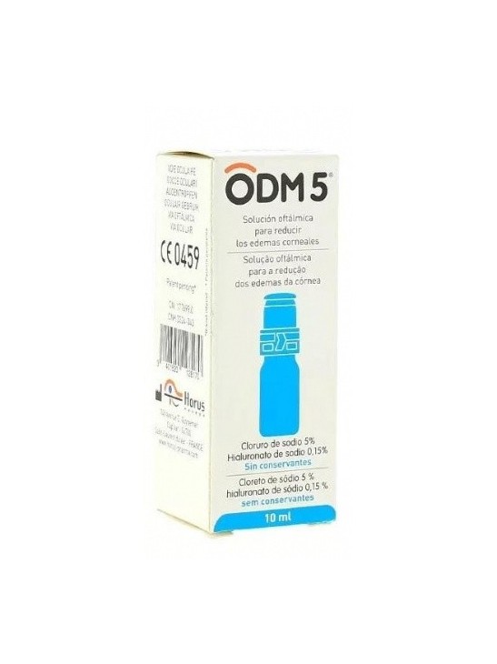 ODM 5 ANTIEDEMA CORNEAL SOLUCION OFTALMICA HIPEROSMOLAR 1 FRASCO MULTIDOSIS 10 ML