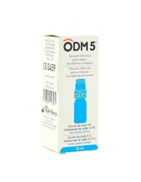 ODM 5 ANTIEDEMA CORNEAL SOLUCION OFTALMICA HIPEROSMOLAR 1 FRASCO MULTIDOSIS 10 ML
