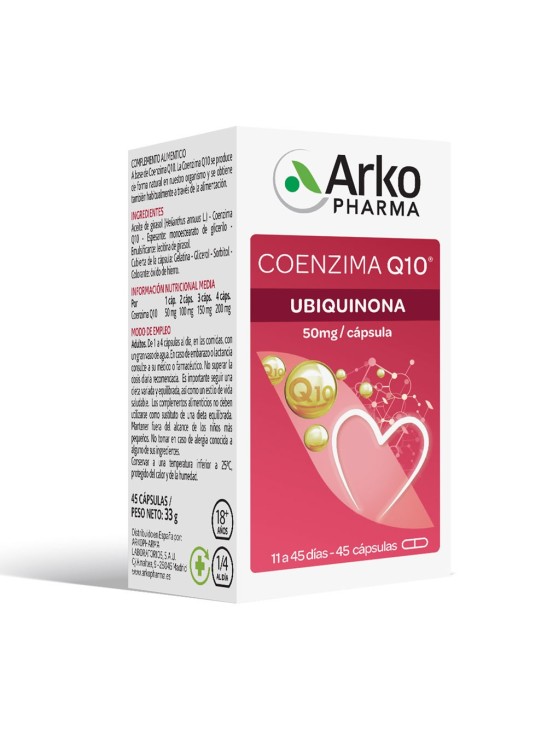 COENZIMA Q10 ARKOPHARMA  45 CAPSULAS