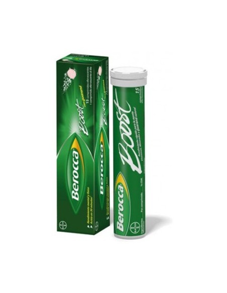 BEROCCA BOOST  15 COMPRIMIDOS EFERVESCENTES