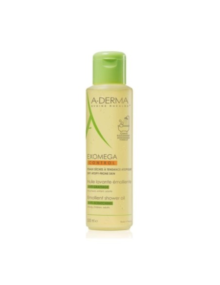A-DERMA EXOMEGA CONTROL ACEITE LIMPIADOR EMOLIENTE 1 ENVASE 500 ML