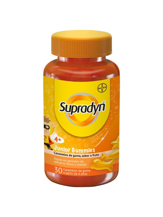 SUPRADYN JUNIOR GUMMIES  30 CARAMELOS DE GOMA SABOR FRUTA