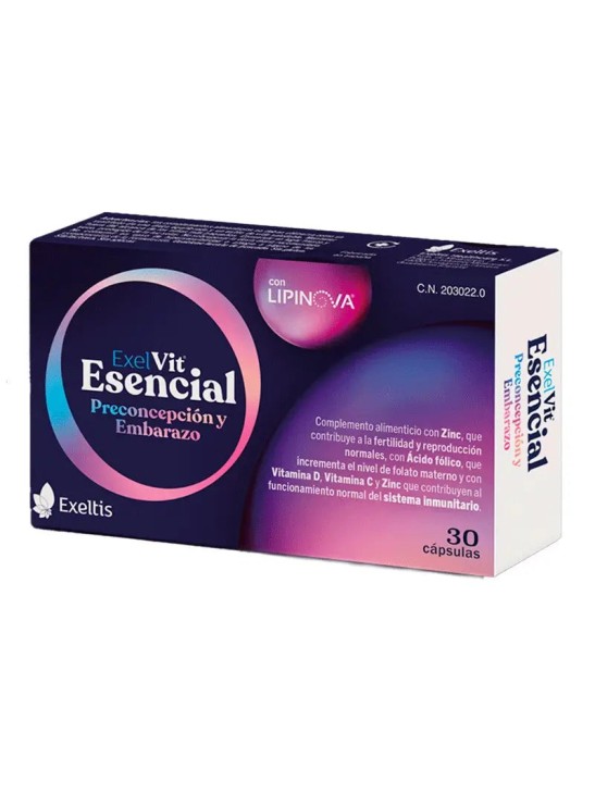 EXELVIT ESENCIAL PRECONCEPCION Y EMBARAZO  30 CAPSULAS