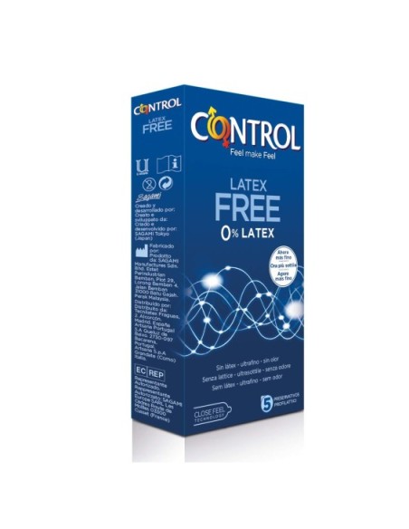CONTROL LATEX FREE PRESERVATIVOS 5 UNIDADES