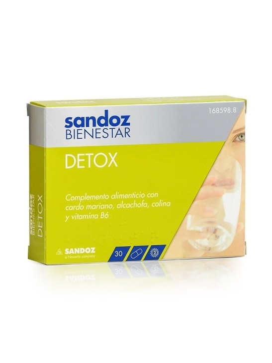 SANDOZ BIENESTAR DETOX  30 CAPSULAS
