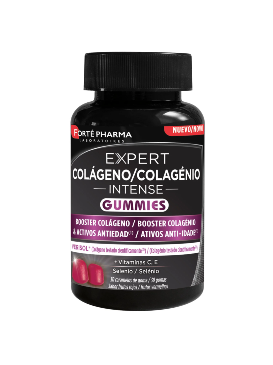 EXPERT COLAGENO INTENSE GUMMIES  30 CARAMELOS DE GOMA SABOR FRUTOS ROJOS