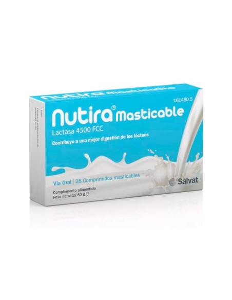 NUTIRA LACTASA 4500 FCC  28 COMPRIMIDOS MASTICABLES
