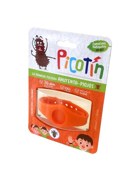 PULSERA ANTIPIOJOS PICOTIN+2RECAMBIOS