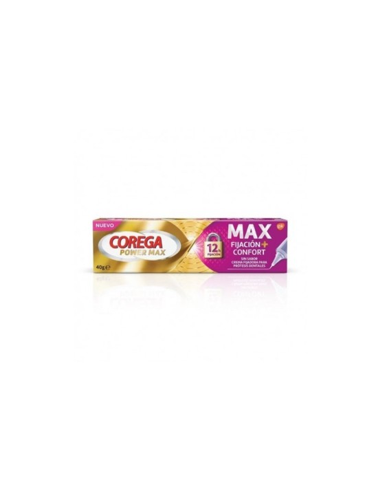 COREGA MAX FIJACION + CONFORT  1 TUBO 40 G SIN SABOR