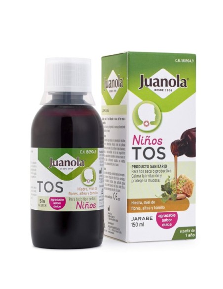 JUANOLA TOS JARABE NIÑOS  1 BOTELLA 150 ML