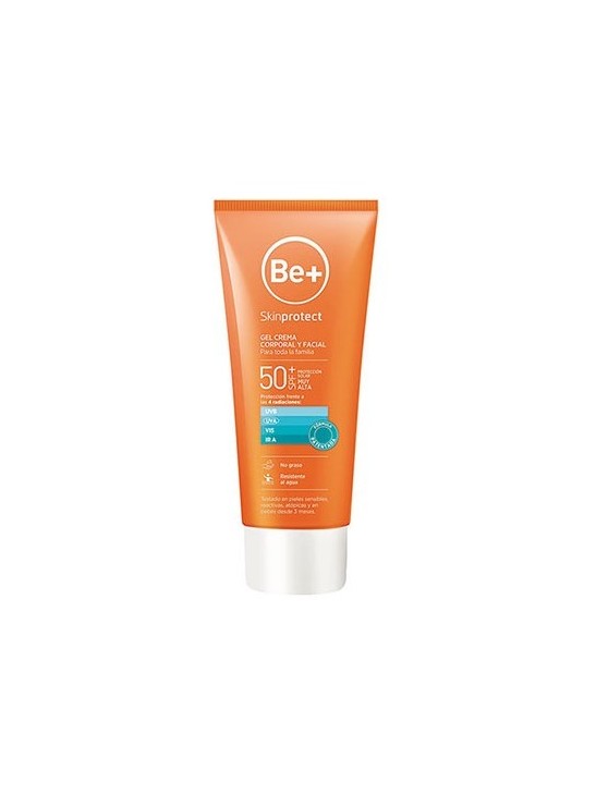 BE+ SKINPROTECT GEL CREMA CORPORAL Y FACIAL SPF 50+  1 ENVASE 200 ML