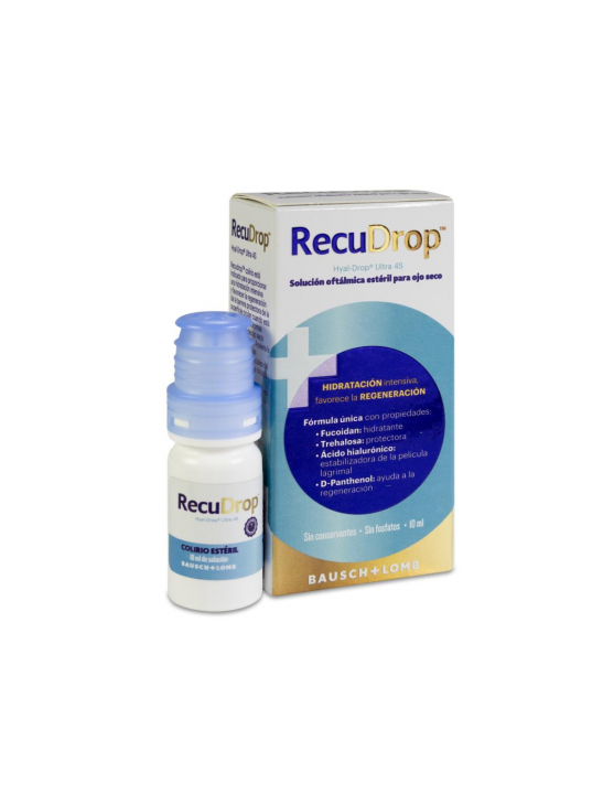 RECUDROP SOLUCION OFTALMICA PARA OJO SECO  1 BOTE 10 ML