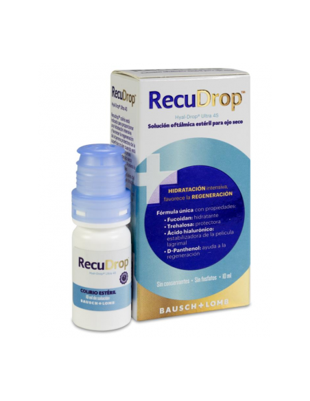 RECUDROP SOLUCION OFTALMICA PARA OJO SECO  1 BOTE 10 ML