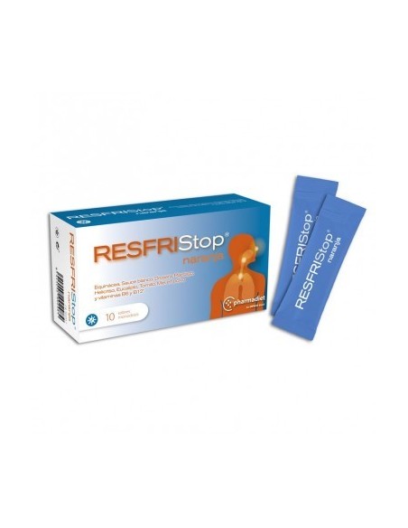 RESFRISTOP  10 SOBRES MONODOSIS 10,5 G SABOR NARANJA