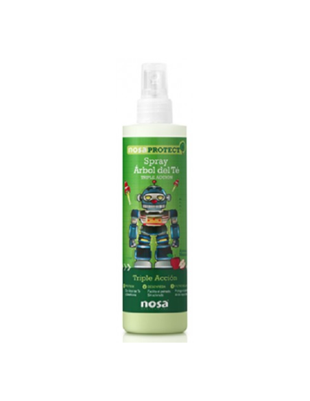 NOSA SPRAY DESENREDANTE ARBOL DEL TE VERDE  1 ENVASE 250 ML