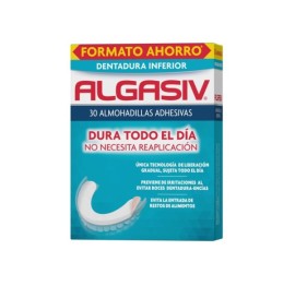 ALGASIV ALMOHADILLAS ADHESIVAS PROTESIS 30 UNIDADES INFERIORES