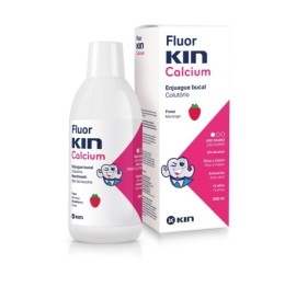 FLUOR KIN CALCIO ENJUAGUE BUCAL  1 FRASCO 500 ML SABOR FRESA