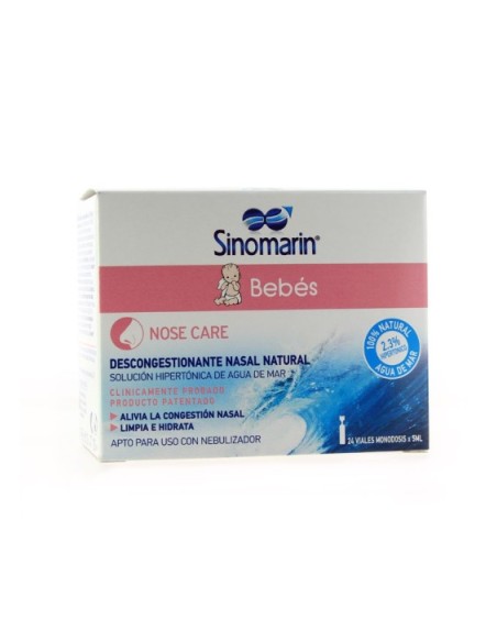 SINOMARIN BEBES LIMPIEZA NASAL  18 VIALES MONODOSIS 5 ML