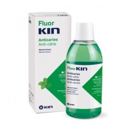 FLUOR KIN ANTICARIES ENJUAGUE BUCAL DIARIO  1 FRASCO 500 ML SABOR MENTA